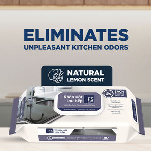 Toallitas de Limpieza Multiusos para el Cuidado Personal, OEM/ODM, Cocina, Vietnam, Blancas, F5, Limpias, No Tejidas, Eliminan Manchas de Grasa - Product Image 3