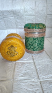 Boîte décorative Bhaji en acier inoxydable, cadeau de retour de mariage Ganesh Chaturthi Laddu Container,Shagun PujaFavor Indian Ceremony Dabba - Product Image 6