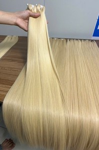 ผมแท้ AZURA HAIR สีบลอนด์ 13x4 แบบตรงธรรมชาติ เกรด Remy ผมเวียดนาม ต่อผมแบบ Double Weft  ซุปเปอร์ดับเบิ้ลดรอน - Product Image 5