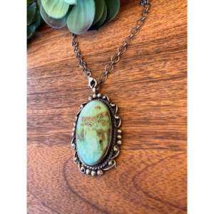 Collier Montagne Sonoraine Sheila Becenti, Turquoise, Agate, Perle, Style Bohème Vintage Chrétien, Cadeau Parfait en Argent Sterling - Product Image 4