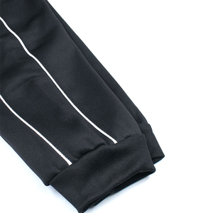 Chándal cortavientos de poliéster/algodón ecológico de talla grande personalizado para hombre, chaqueta deportiva de patrón sólido con cremallera de invierno - Product Image 6