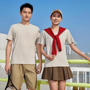 เสื้อยืดคอกลมสีพื้นสำหรับผู้ชายพิมพ์ลายพิมพ์โพลีเอสเตอร์สำหรับผู้ชาย - Product Image 6