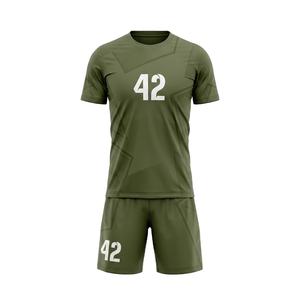 Maillot de football personnalisé 100 % polyester par sublimation, bleu marine et rose, respirant, séchage rapide, ensemble de vêtements de sport pour équipe 2026 - Product Image 6