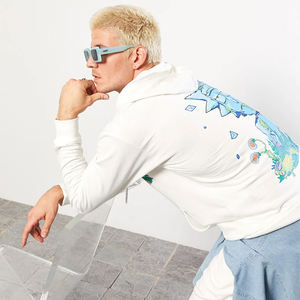 Sweat-shirt 2 pièces à capuche pour homme grande taille sérigraphie polaire pantalon évasé à capuche logo d'hiver gonflé et empilé - Product Image 3