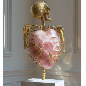 Escultura Abstracta Personalizada de Latón y Aluminio, Arte Decorativo en Metal, Estatua Decorativa, Figura Metálica para Hotel, Decoración de Mesa para el Hogar - Product Image 1