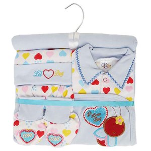 Conjunto de Regalo para Bebé Recién Nacido (6 Piezas) - Azul - Product Image 1
