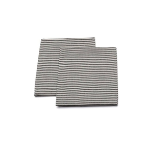 Close Stripes Greyish Drift Algodón orgánico OEKO TEX Certificado Golf Stripe Secado rápido Tacto suave Toallas de cocina sostenibles - Product Image 2