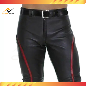 Pantalones de Motociclismo de Cuero para Hombre de Alta Calidad, Personalizables, de Manga Larga, Forro Transpirable para Invierno - Product Image 5