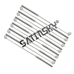 Ensemble de 12 miroirs buccaux dentaires avec échelle de mesure # Instruments dentaires en acier pour le nettoyage et l'inspection des dents, blanchiment dentaire - Product Image 5