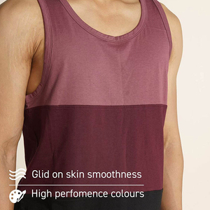 Débardeur personnalisé à fond rond 100% coton de haute qualité doux sans manches design vierge vente en gros débardeur de sport pour hommes sans manches - Product Image 4