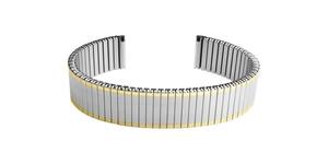 Unisex Luxury FixoFlex 6051 Bi-Color Adjustable Durable Comfortable Smart <b>Watch</b> Bands 20 22mm Stainless Steel Light Breathable - Product Image 3