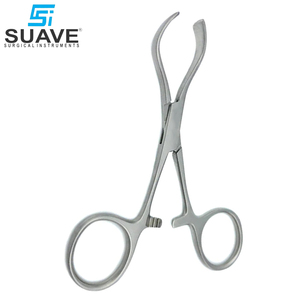 Pinzas para Toallas Curvas de Acero Inoxidable de 4 a 10 cm de la Más Alta Calidad, Recién Llegadas, de SUAVE SURGICAL INSTRUMENTS - Product Image 2