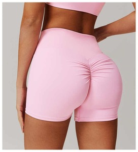 <b>Women's</b> High Waist Scrunch Butt Lift Yoga <b>Shorts</b> Active Stretch Fitness Sports Pants Knitted Workout <b>Leggings</b> 2027 - Product Image 6