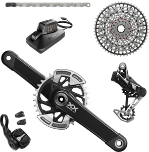 Grupo de Transmisión SRAM XX Eagle AXS DUB MTB Original, Acabado Pulido en Acero, Alta Resistencia y Resistente al Óxido, Color Negro Lunar - Product Image 1