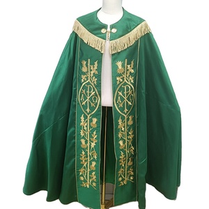 Nouveautés 2025 : Chasuble surplis en coton respirant personnalisable, style ethnique du Moyen-Orient, longueur cheville - Product Image 5
