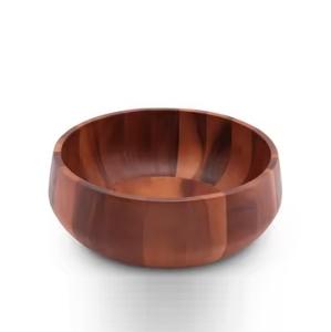 Bol de service en bois de luxe fait à la main, idéal pour les collations, les fruits et les salades lors d'événements et de festivals - Product Image 3