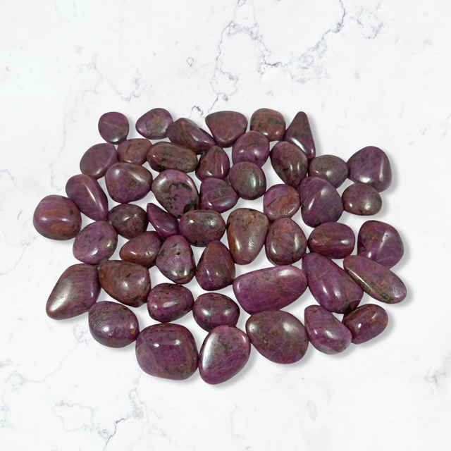 BEST QUALITY Natural Ruby Tumble Pocket Stone Excellent Quality HEALING Energy Meditation Chakra Loose Gemstone