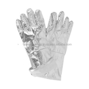 ถุงมือเชื่อมทนความร้อนสูง ผลิตจากเคฟลาร์ พื้นผิวมีเท็กซ์เจอร์ หนา 12 ออนซ์ ยาว 10 นิ้ว ถุงมือนิรภัยทนทานสำหรับช่างเชื่อม - Product Image 5