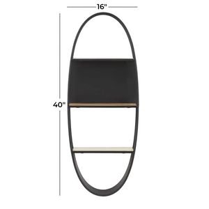 ชั้นวางของลอยติดผนังทำจากไม้โลหะหรูหราชั้นวางของติดผนังสำหรับบ้านโรงแรมห้องนั่งเล่นห้องครัวตกแต่งทำในอินเดีย - Product Image 3