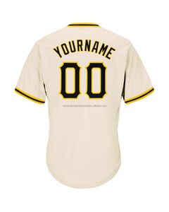 Maillots de sport de baseball imprimés par transfert thermique 100% polyester Baseball & Softball Prêt à expédier Meilleure qualité Jersey cousu - Product Image 5