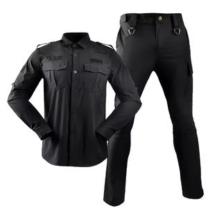 Uniforme de guardia de seguridad personalizado al por mayor con uniforme de bolsillo para invierno traje de trabajo hombres mujeres uniformes de guardia de seguridad - Product Image 5