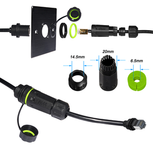 Adaptateurs Mini RJ45 en alliage de nylon Étanche IP68 Certifié CAT6A Haute stabilité mécanique Bulk Starlink Gen <span class=keywords><strong>3</strong></span> Connexion réseau - Product Image 4