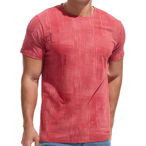 Sérigraphie personnalisée de haute qualité T-shirt à col rond court T-shirt vierge 100% coton T-shirt uni pour hommes - Product Image 3