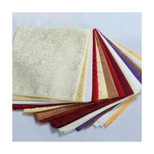 Servilleta de salvia de algodón hilado al por mayor con bordado rojo, decoración de mesa de Navidad para fiesta de boda, plato Retro, pañuelo según la solicitud del cliente - Product Image 6