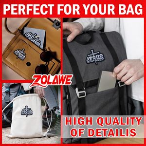 Jesus The Way Truth Life Patch, 3นิ้วเย็บบนเหล็กบนแพทช์ปักข้ามสำหรับเสื้อผ้าเป้สะพายหลังจาก pakistann - Product Image 4