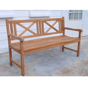 Banco de Madera de Teca de Diseño Moderno, Desmontable, para Exteriores, Jardín Grande, Alta Durabilidad, Impermeable, Ecológico, Garantía de 2 Años - Product Image 2