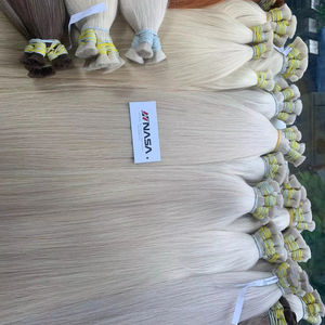 ผมมนุษย์สำหรับต่อผมมนุษย์ดิบแบบนาซ่าผมแฟชั่นขนาด15กก. ทำจากเวียดนามยาว60ซม. มีสองสี - Product Image 1