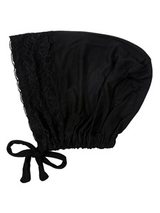 Solid Color Elastic Strap Women Hijab Caps Muslim Wrap Head Turban Bonnet Fashion Lace Headdress Islamic Clothing Camouflage - Product Image 2