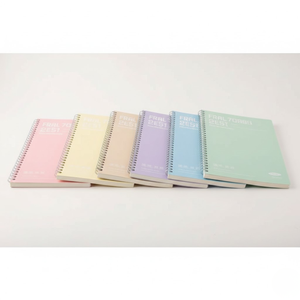 Luxury Pastel <b>Spiral</b> <b>Notebook</b> <b>A5</b> Size 100 Sheets Printed Style Paper Cover Thermal Binding Loose-leaf for Diary Journal - Product Image 5