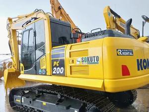 รถขุดโคมัตสึ PC200 เครื่องจักรก่อสร้างหลักสำหรับงานเหมือง พร้อมมอเตอร์และเครื่องยนต์ กำลัง 110 กิโลวัตต์ น้ำหนักใช้งาน 20 ตัน - Product Image 3