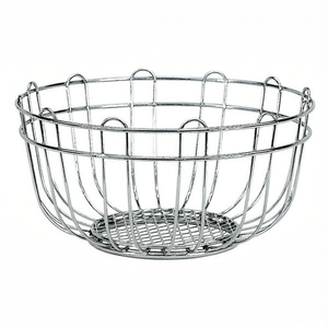 Panier de table multifonctionnel en métal Slim Kitchen 24 cm Chrome poli - Product Image 2