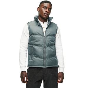 Chalecos sin mangas para hombre, estilo slim fit, con cremallera completa, transpirables, con diseño de cuello, personalizables, lisos, estilo urbano, gran venta. - Product Image 1