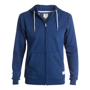 Poliéster Sólido Liso Negro Zip up Fleece Hoodie Full Plain zipper Hoodie Alta calidad cómodo Personalizar tamaño logo y color - Product Image 4