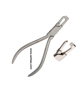 Pince dentaire non stérile en acier inoxydable de haute qualité enlèvement manuel Aderer Band avec support en plastique de 135mm - Product Image 1