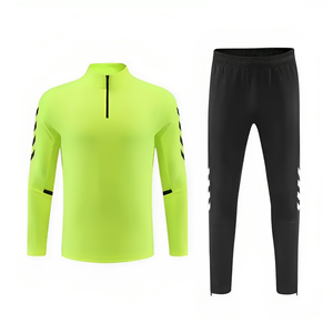 Navidad Año Nuevo Nuevas llegadas Secado rápido Transpirable Venta al por mayor Club Fútbol Chándales Invierno Sublimación Sólido Impreso - Product Image 1