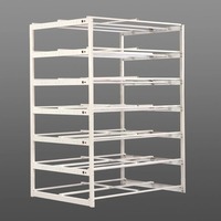 Étagère de stockage industrielle en acier inoxydable pour laboratoire de culture cellulaire, pour salles de culture, 4 niveaux ETCR-4R