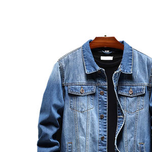 Veste en jean brodée en denim à manches longues, mode vintage décontractée, de haute qualité, à vendre à des prix raisonnables - Product Image 5