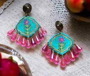 Pendientes personalizados con múltiples cuentas para mujer, joyería festiva para fiestas al mejor precio, pendientes con cuentas - Product Image 3