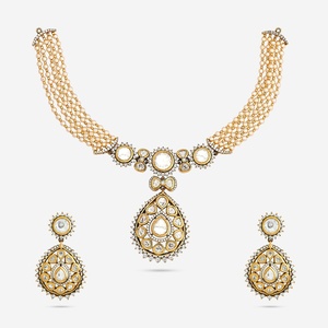 Kundan Necklace 187728 Elegant <b>Wedding</b> <b>Accessory</b> - Product Image 1