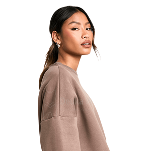 Sudaderas Casuales con Logotipo Bordado Personalizado al por Mayor, con Mangas Caídas, Cómodas y Hechas con Tela de Algodón y Felpa - Product Image 2