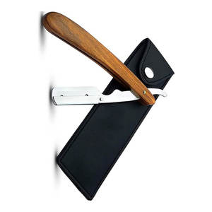 Rasoir droit de coiffeur à lame unique avec logo personnalisé Rasoir de coiffeur en acier inoxydable à bas quantité minimale de commande de gros - Product Image 2