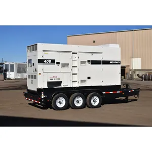 Groupe électrogène diesel 320 kW avec sélecteur de tension, sorties multi-raccords, remorquable, pour usage commercial, alimentation de secours - Product Image 1