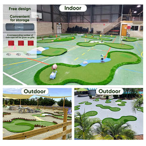 Tapis de golf portable sur mesure en gazon artificiel pour entraînement <span class=keywords><strong>intérieur</strong></span>/extérieur, idéal pour la maison, le bureau et le jardin - Product Image 2