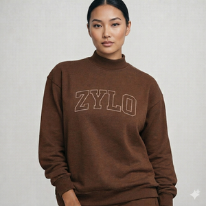 Sweat-shirt à col montant pour femme, doux et confortable, coupe décontractée, en polaire chaude, manches longues, décontracté, confortable, élégant pour tous les jours - Product Image 1