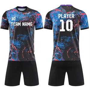 Uniforme de fútbol transpirable para hombre recién llegado, uniforme de fútbol personalizado, uniforme de fútbol de poliéster con nombre de equipo personalizado - Product Image 1