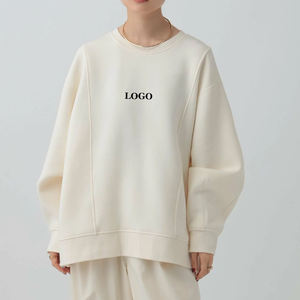 Sudaderas de Mujer de Alta Calidad OEM, Último Modelo Holgado, Sudadera con Logotipo Personalizado Estampado para Mujer, Precio Económico, Tendencia - Product Image 1